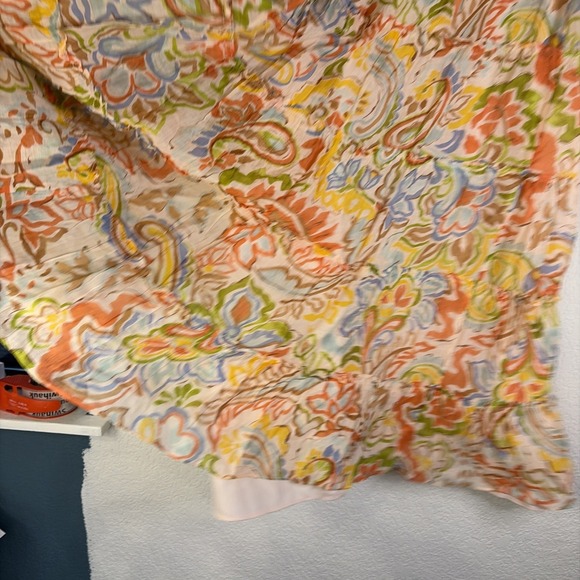 NWT$89 Vince Camuto Size XL Womens Bohemian Resort Skirt With Liner Lightweight - Picture 8 of 10